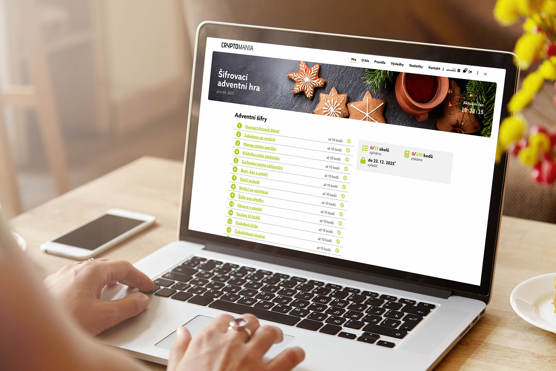Šifrovací adventní hra 2025: jak zažehnout jiskřičky v očích vašeho týmu Šifrovací adventní hra 2025: jak zažehnout jiskřičky v očích vašeho týmu
