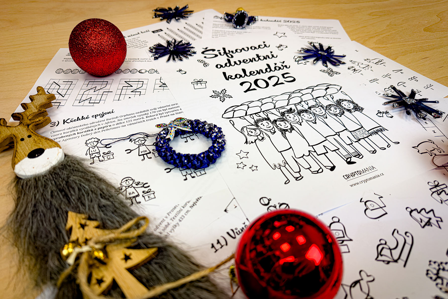 Šifrovací adventní kalendář 2025 od Cryptomania